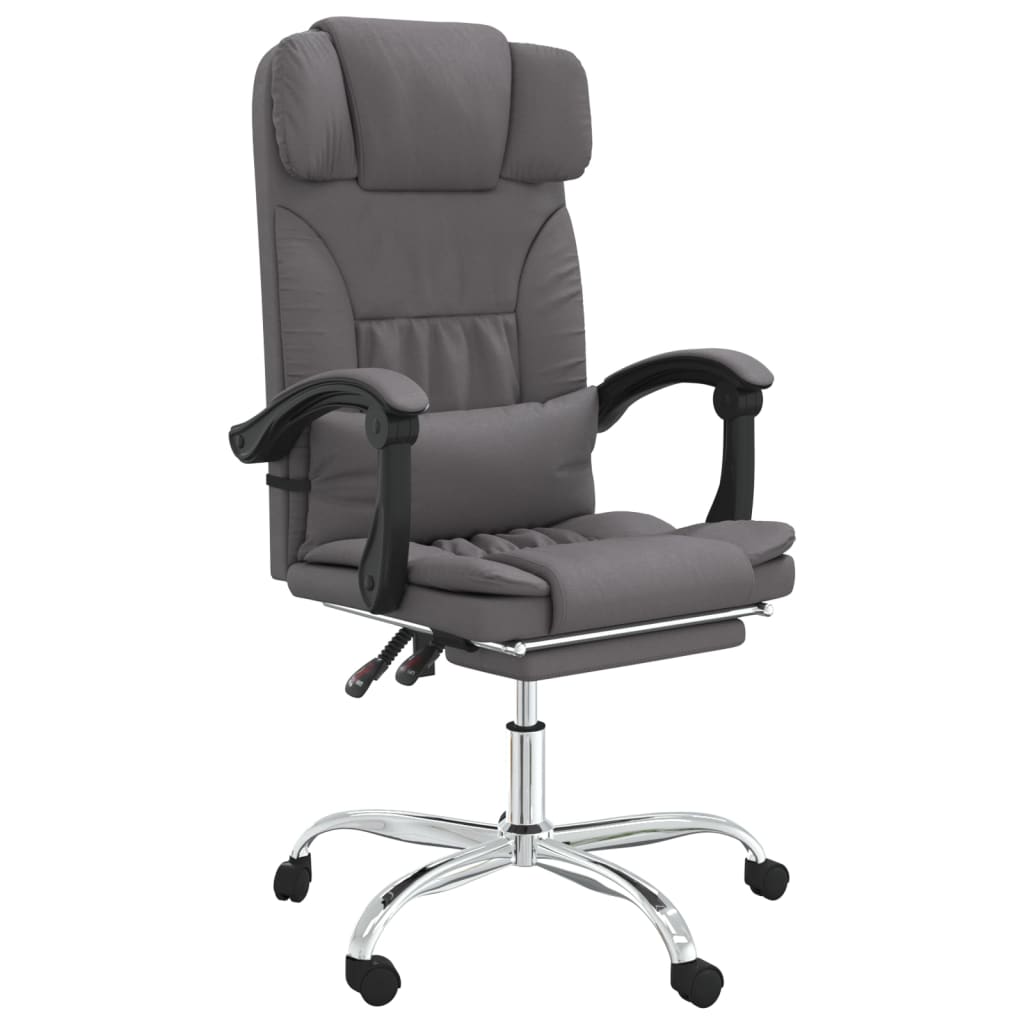 Bürostuhl mit Massagefunktion Grau Kunstleder - Premium Bürostühle - Just €160.35! Shop now at homesales4u