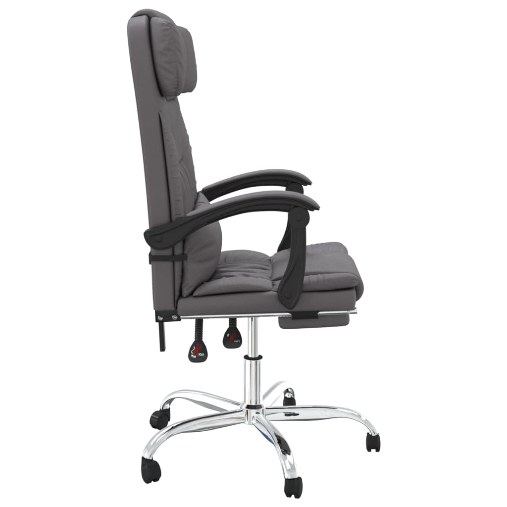 Bürostuhl mit Massagefunktion Grau Kunstleder - Premium Bürostühle - Just €160.35! Shop now at homesales4u