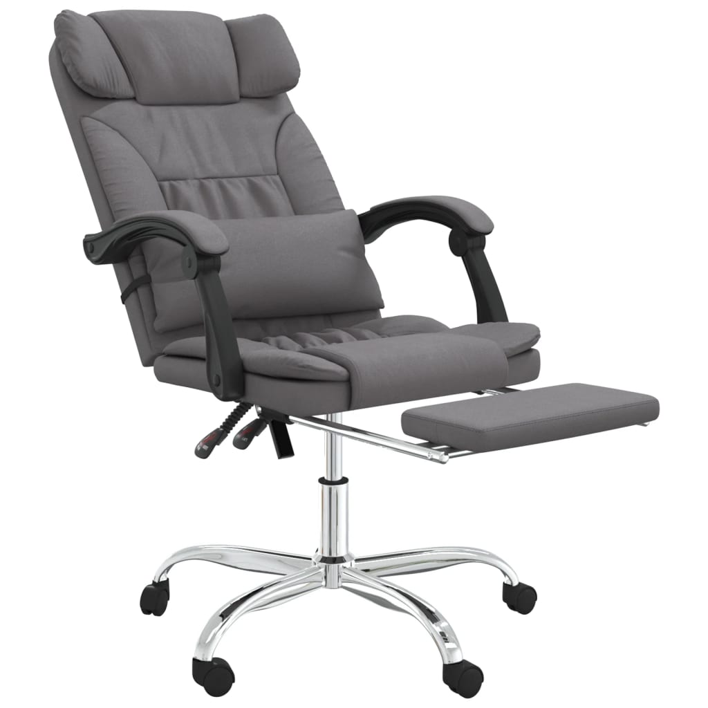 Bürostuhl mit Massagefunktion Grau Kunstleder - Premium Bürostühle - Just €160.35! Shop now at homesales4u