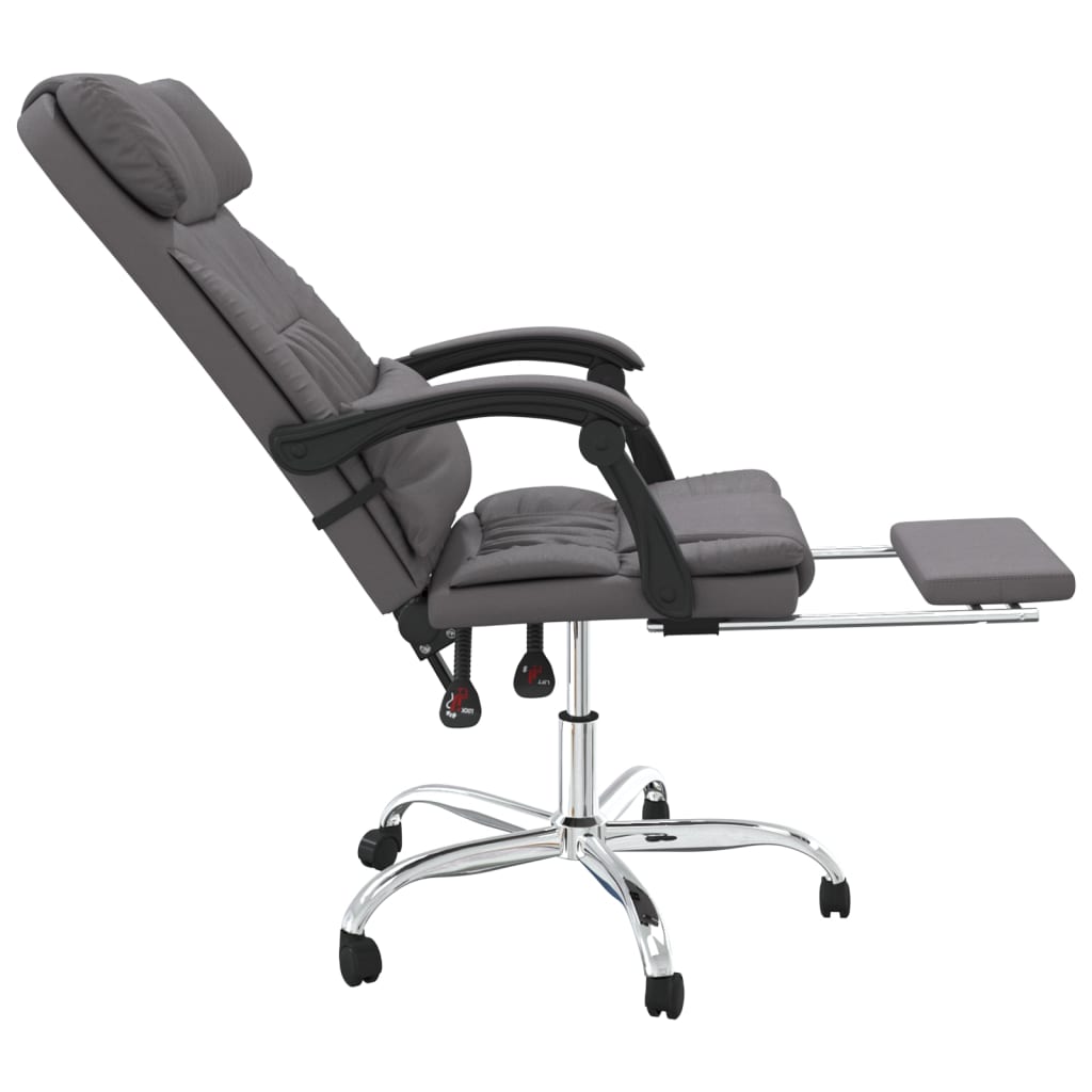 Bürostuhl mit Massagefunktion Grau Kunstleder - Premium Bürostühle - Just €160.35! Shop now at homesales4u