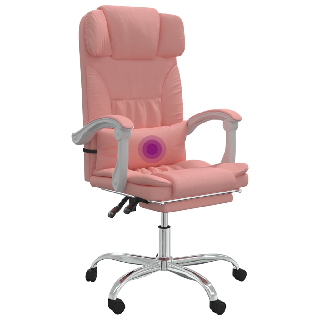Bürostuhl mit Massagefunktion Rosa Kunstleder - Premium Bürostühle - Just €160.41! Shop now at homesales4u