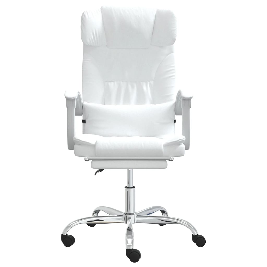 Bürostuhl mit Massagefunktion Weiß Kunstleder - Premium Bürostühle - Just €166.37! Shop now at homesales4u