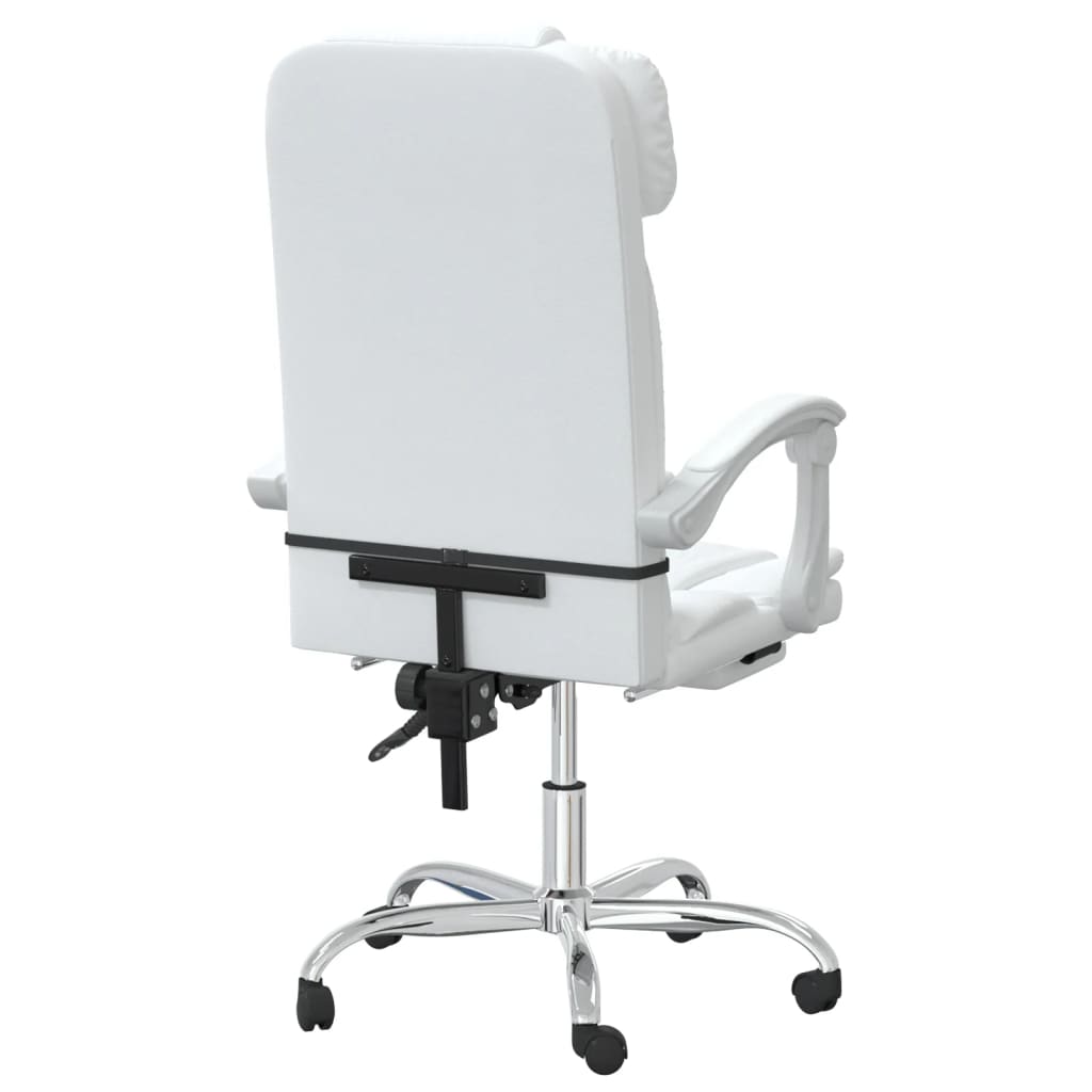 Bürostuhl mit Massagefunktion Weiß Kunstleder - Premium Bürostühle - Just €166.37! Shop now at homesales4u