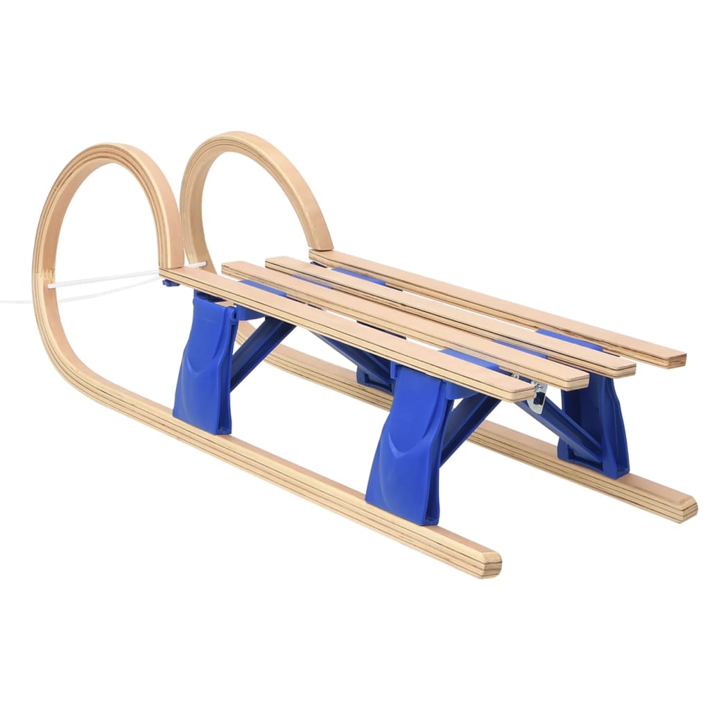 Klappschlitten 110 cm Sperrholz - Premium Schlitten - Just €83.67! Shop now at homesales4u