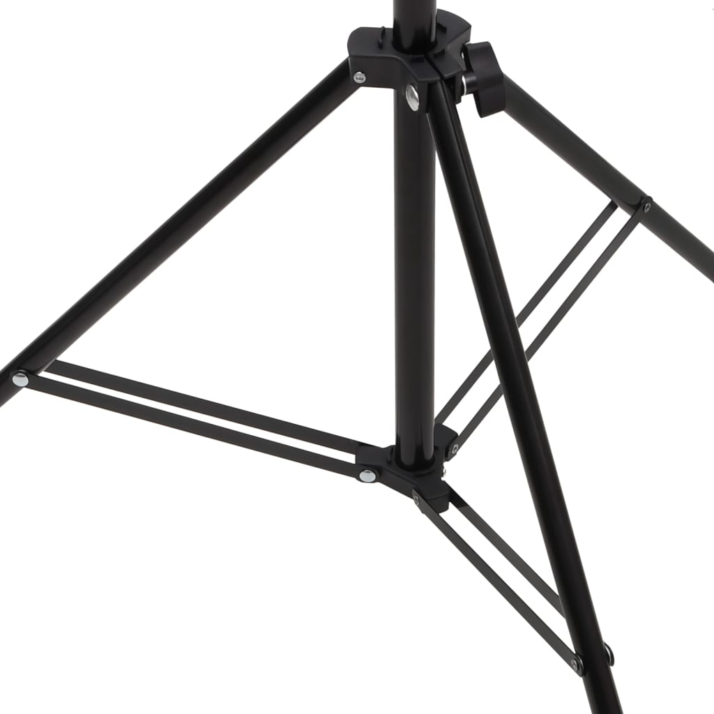 Hintergrundständer T-Form Schwarz 201x60x(70-200) cm - Premium Studio-Hintergrundsysteme - Just €42.66! Shop now at homesales4u