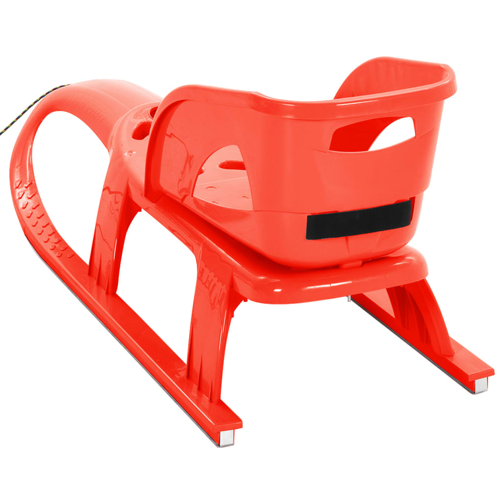 Schlitten mit Lehne Rot 102,5x40x23 cm Polypropylen - Premium Schlitten - Just €90.46! Shop now at homesales4u