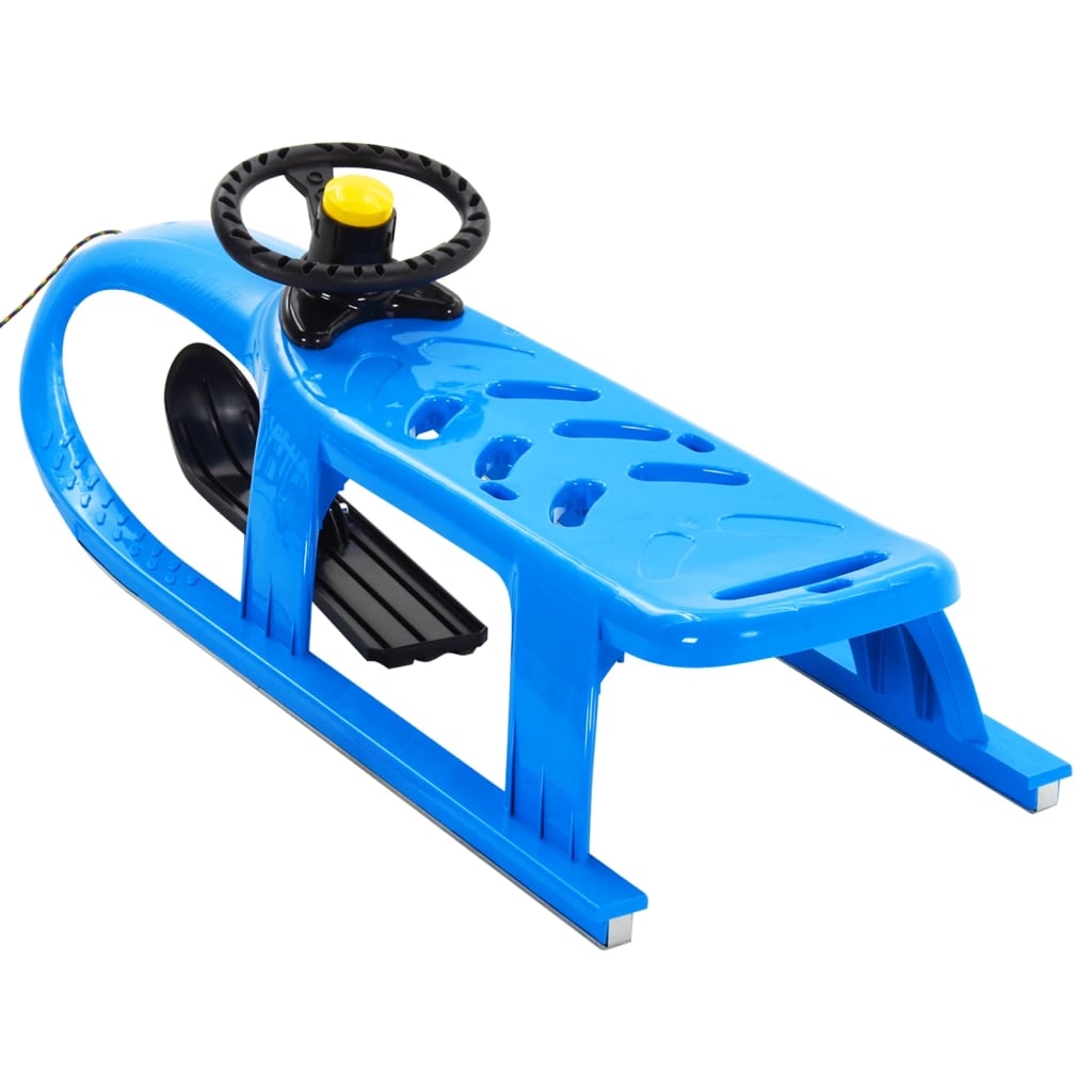 Schlitten mit Lenkrad Blau 102,5x40x23 cm Polypropylen - Premium Schlitten - Just €81.33! Shop now at homesales4u
