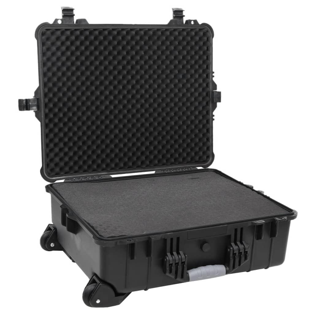 Flugkoffer mit Rollen Schwarz 63x50x23 cm PP - Premium Reisekoffer - Just €177.58! Shop now at homesales4u
