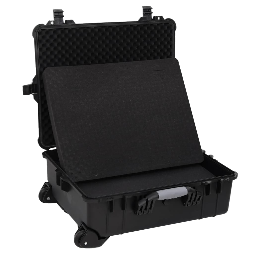 Flugkoffer mit Rollen Schwarz 63x50x23 cm PP - Premium Reisekoffer - Just €177.58! Shop now at homesales4u