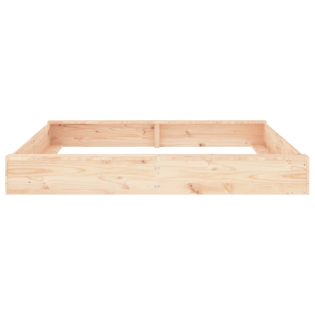 Sandkasten mit Sitzen Quadratisch Massivholz Kiefer - Premium Sandkästen - Just €90.40! Shop now at homesales4u