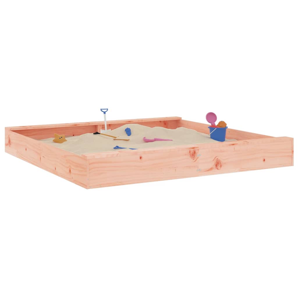 Sandkasten mit Sitzen Quadratisch Massivholz Douglasie - Premium Sandkästen - Just €136.59! Shop now at homesales4u