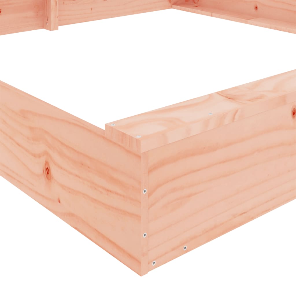 Sandkasten mit Sitzen Quadratisch Massivholz Douglasie - Premium Sandkästen - Just €136.59! Shop now at homesales4u