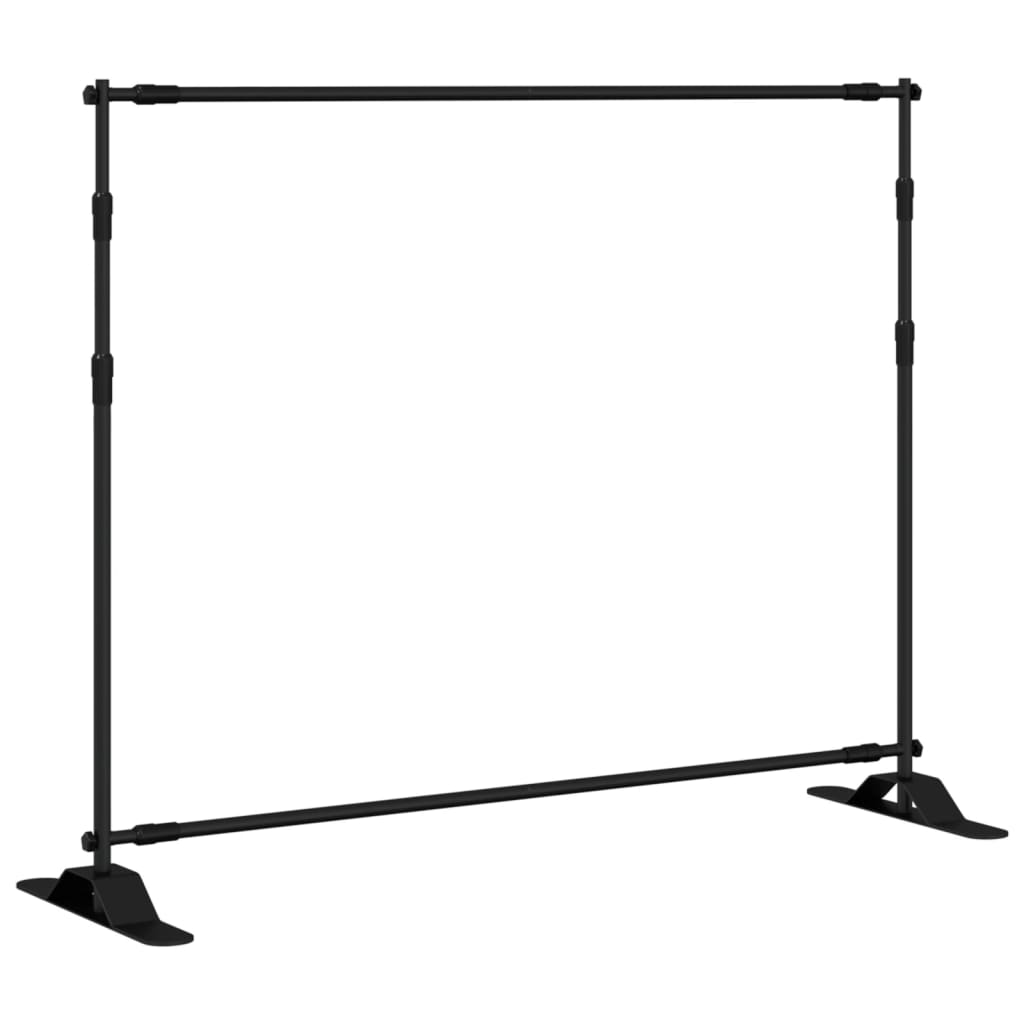 Hintergrundstativ Schwarz 254x243 cm Stahl - Premium Studio-Hintergrundsysteme - Just €132.47! Shop now at homesales4u
