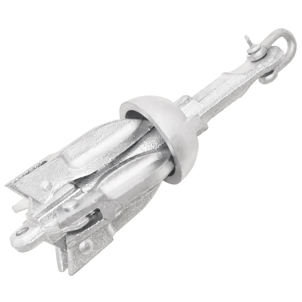 Klappanker Silber 0,7 kg Feuerverzinktes Gusseisen - Premium Anker - Just €25.57! Shop now at homesales4u