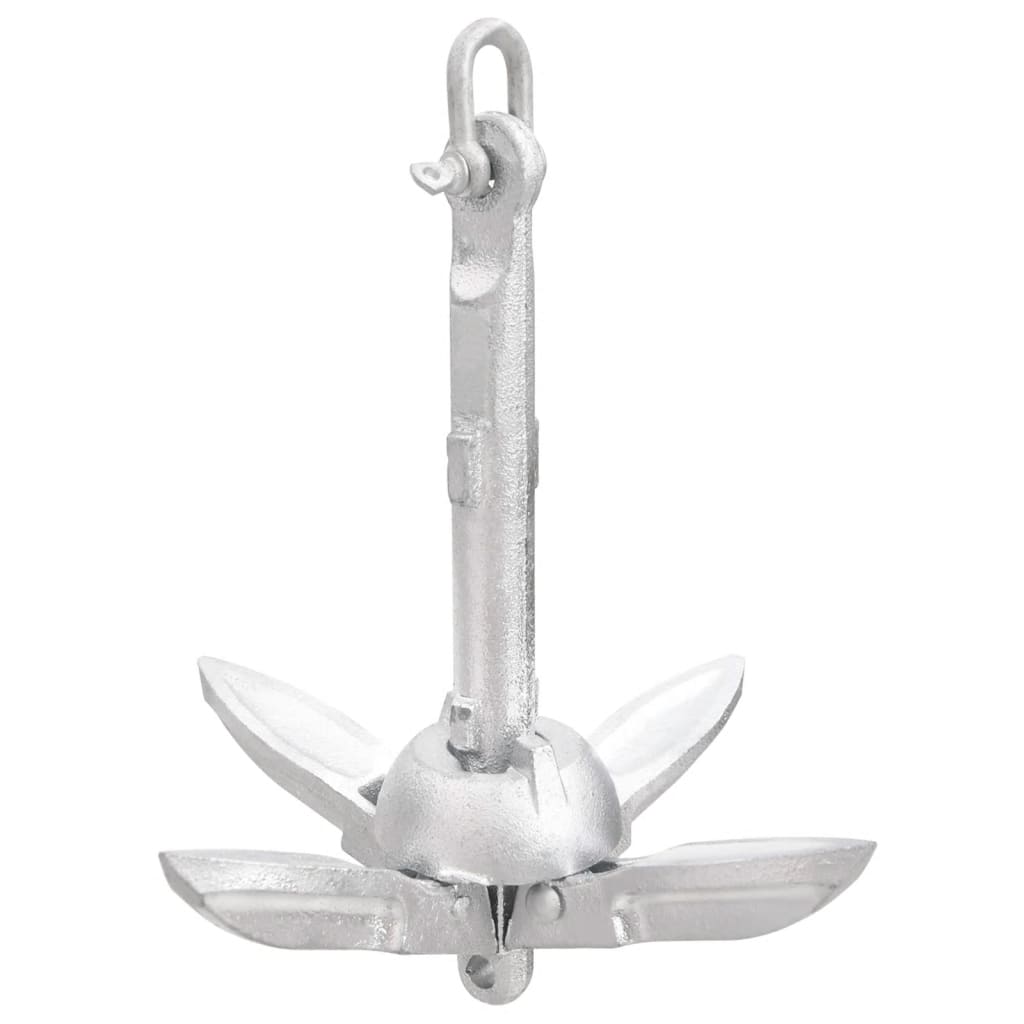 Klappanker Silber 0,7 kg Feuerverzinktes Gusseisen - Premium Anker - Just €25.57! Shop now at homesales4u