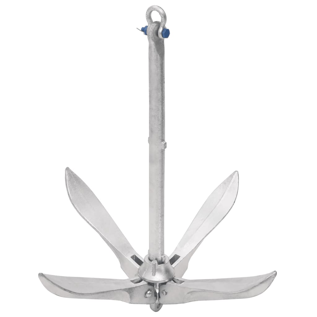 Klappanker Silber 10 kg Feuerverzinktes Gusseisen - Premium Anker - Just €145.97! Shop now at homesales4u