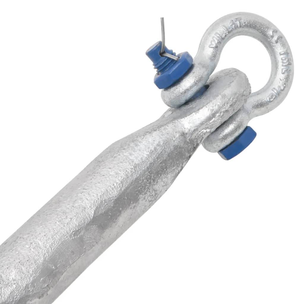 Klappanker Silber 10 kg Feuerverzinktes Gusseisen - Premium Anker - Just €145.97! Shop now at homesales4u
