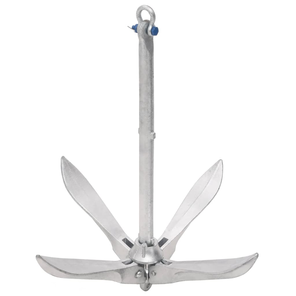 Klappanker Silber 12 kg Feuerverzinktes Gusseisen - Premium Anker - Just €165.70! Shop now at homesales4u