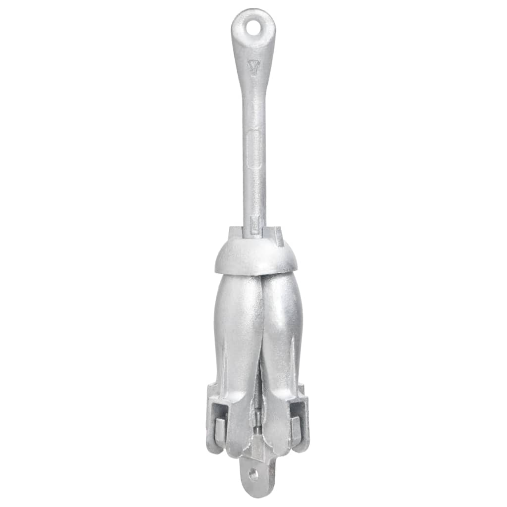 Klappanker mit Seil Silber 8 kg feuerverzinktes Gusseisen - Premium Anker - Just €104.94! Shop now at homesales4u