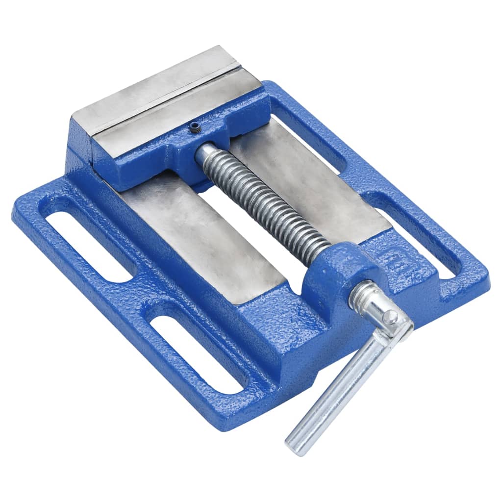 Maschinenschraubstock Blau 76 mm Gusseisen - Premium Ständerbohrmaschinen - Just €27.86! Shop now at homesales4u