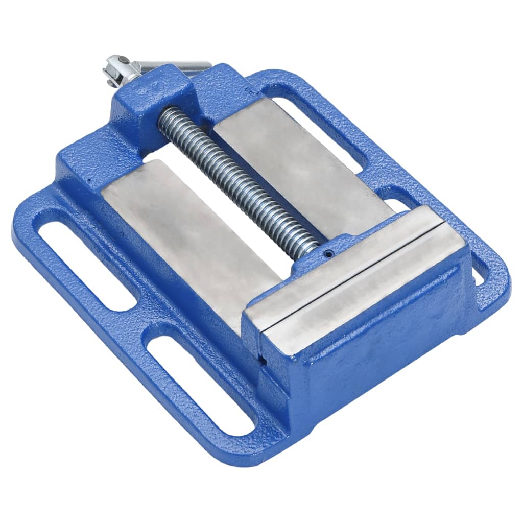 Maschinenschraubstock Blau 100 mm Gusseisen - Premium Ständerbohrmaschinen - Just €42.70! Shop now at homesales4u