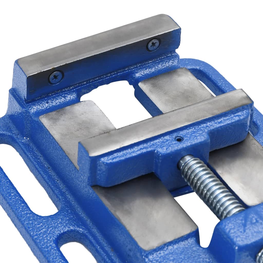 Maschinenschraubstock Blau 100 mm Gusseisen - Premium Ständerbohrmaschinen - Just €42.70! Shop now at homesales4u