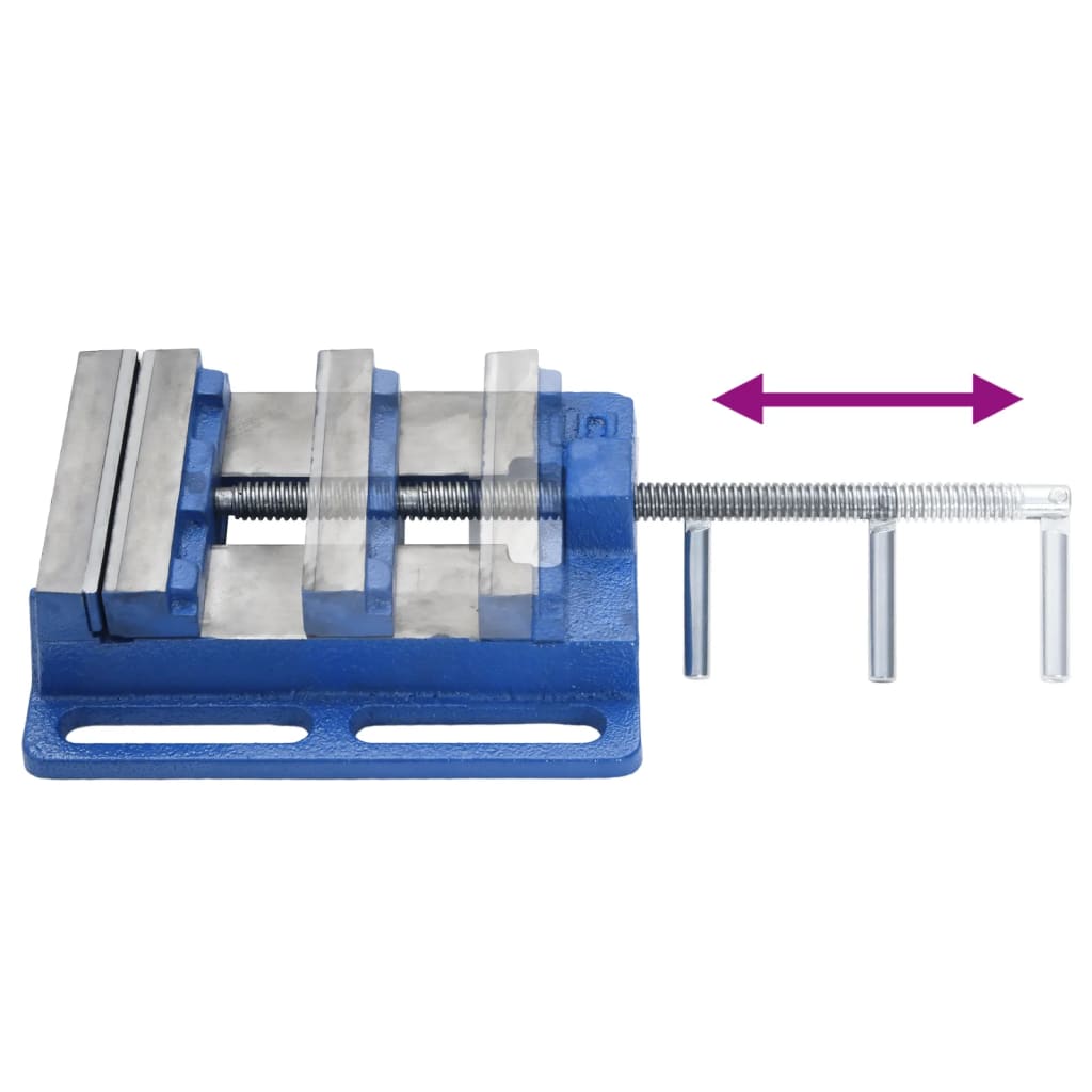 Maschinenschraubstock Blau 121 mm Gusseisen - Premium Ständerbohrmaschinen - Just €40.30! Shop now at homesales4u
