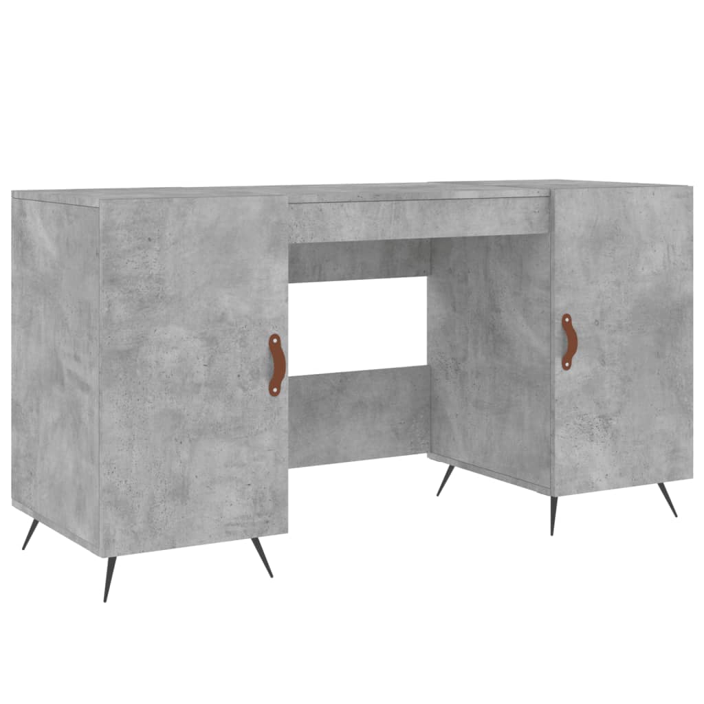 Schreibtisch Betongrau 140x50x75 cm Holzwerkstoff - Premium Schreibtische - Just €142.98! Shop now at homesales4u