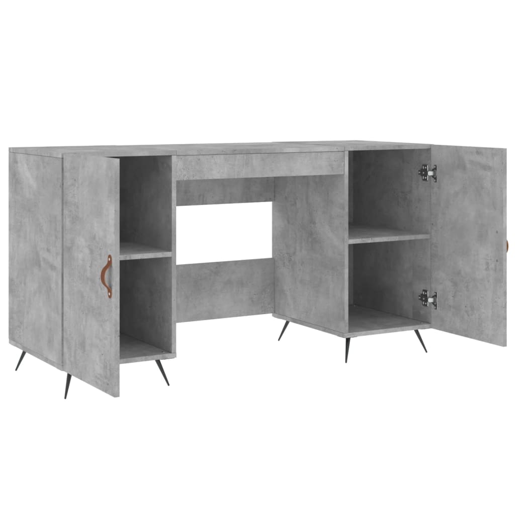 Schreibtisch Betongrau 140x50x75 cm Holzwerkstoff - Premium Schreibtische - Just €142.98! Shop now at homesales4u