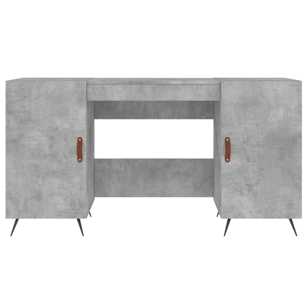 Schreibtisch Betongrau 140x50x75 cm Holzwerkstoff - Premium Schreibtische - Just €142.98! Shop now at homesales4u