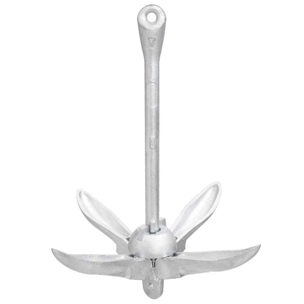 Klappanker mit Seil Silbern 1,5 kg Temperguss - Premium Anker - Just €33.11! Shop now at homesales4u
