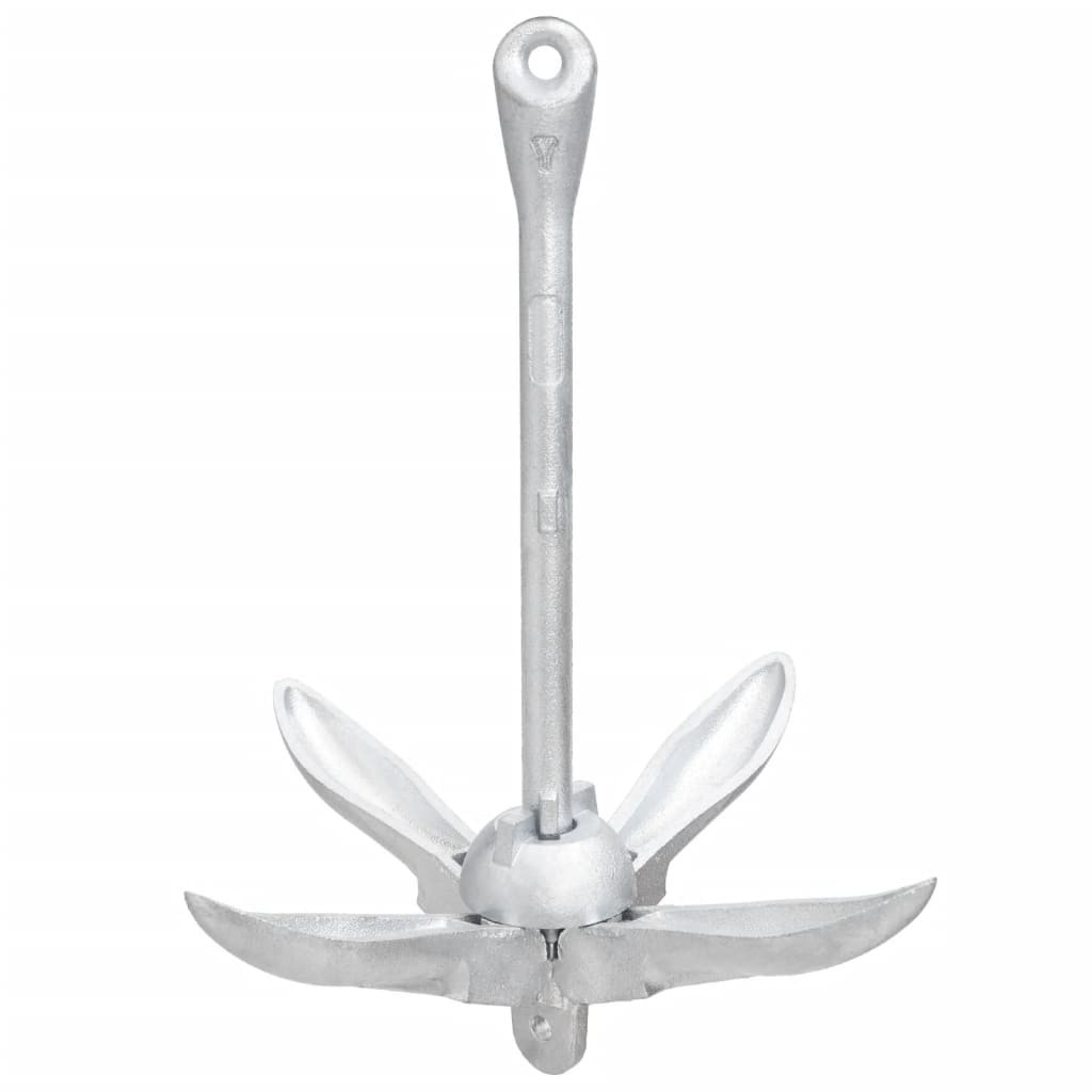 Klappanker mit Seil Silbern 2,5 kg Temperguss - Premium Anker - Just €42.82! Shop now at homesales4u