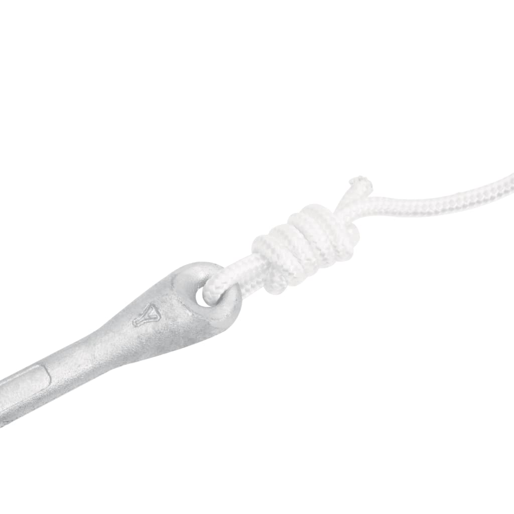 Klappanker mit Seil Silbern 2,5 kg Temperguss - Premium Anker - Just €42.82! Shop now at homesales4u
