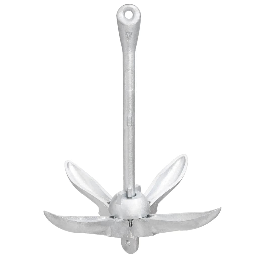 Klappanker mit Seil Silbern 3,2 kg Temperguss - Premium Anker - Just €52.78! Shop now at homesales4u