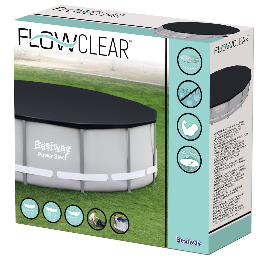 Pool-Abdeckplane Flowclear 427 cm - Premium Poolabdeckungen & -unterlagen - Just €47.71! Shop now at homesales4u
