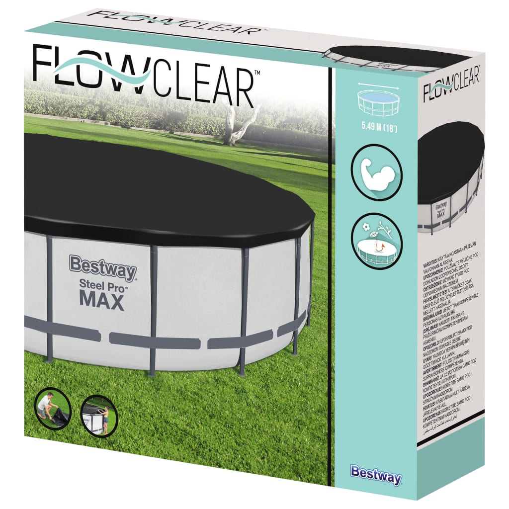 Pool-Abdeckplane Flowclear Fast Set 555 cm - Premium Poolabdeckungen & -unterlagen - Just €68.44! Shop now at homesales4u