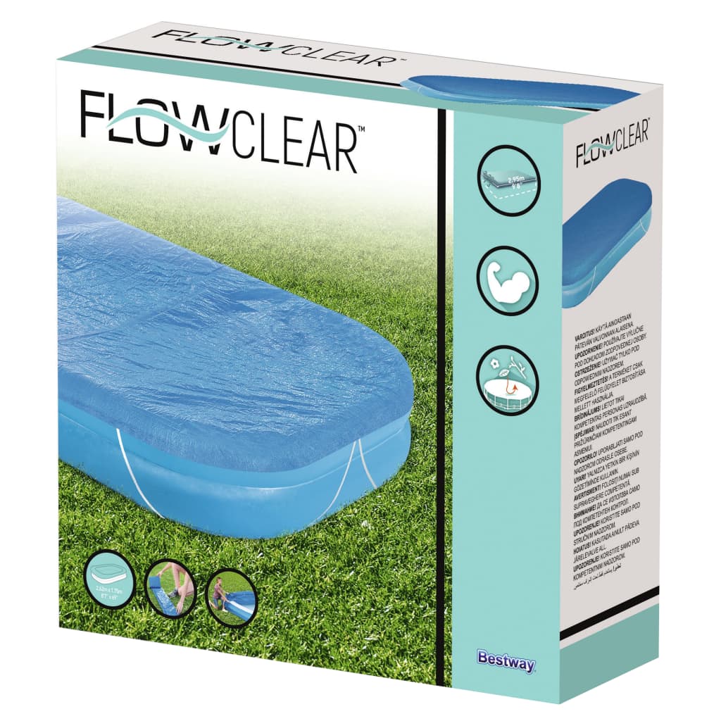 Flowclear Poolabdeckung 262x175x51 cm - Premium Poolabdeckungen & -unterlagen - Just €21.82! Shop now at homesales4u