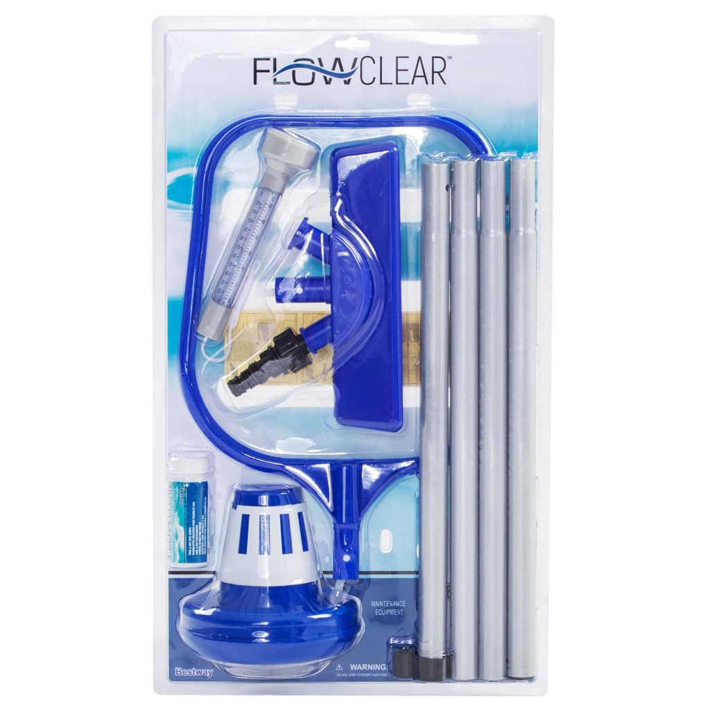 Flowclear Pool-Reinigungsset für Aufstellpools - Premium Wartungssets für Pools & Whirlpools - Just €75.04! Shop now at homesales4u