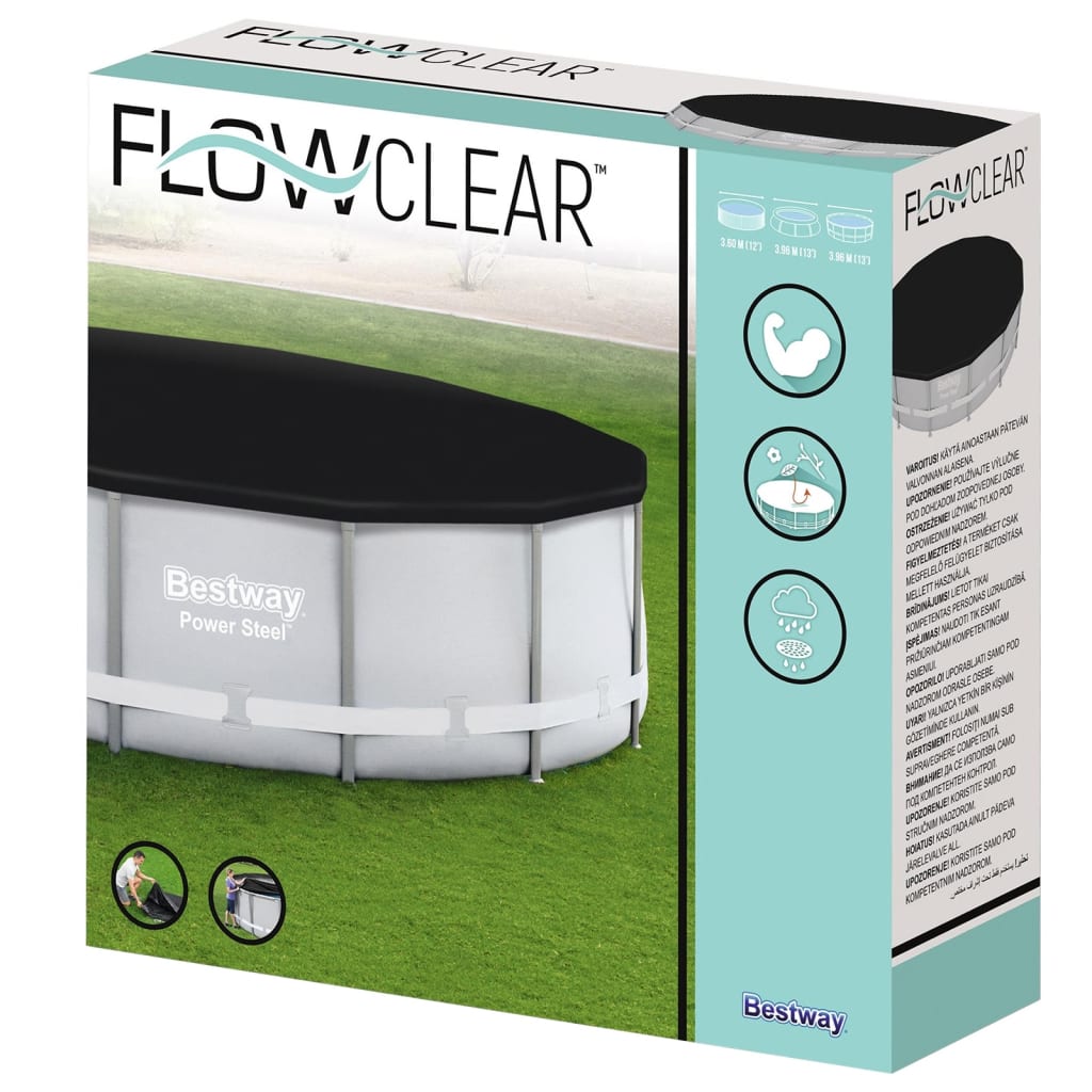 Flowclear Poolabdeckung 396 cm - Premium Poolabdeckungen & -unterlagen - Just €36.24! Shop now at homesales4u