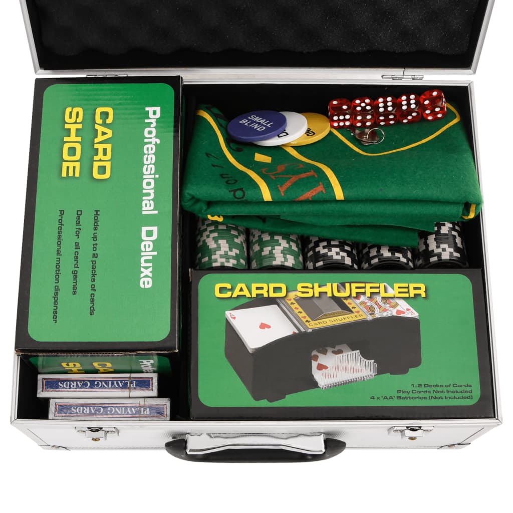 Pokerchips-Set 300 Stk. 11,5 g - Premium Poker-Spiel-Sets - Just €76.40! Shop now at homesales4u