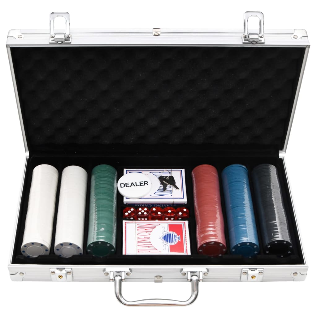 Pokerchips-Set 300 Stk. 4 g - Premium Poker-Spiel-Sets - Just €38.44! Shop now at homesales4u