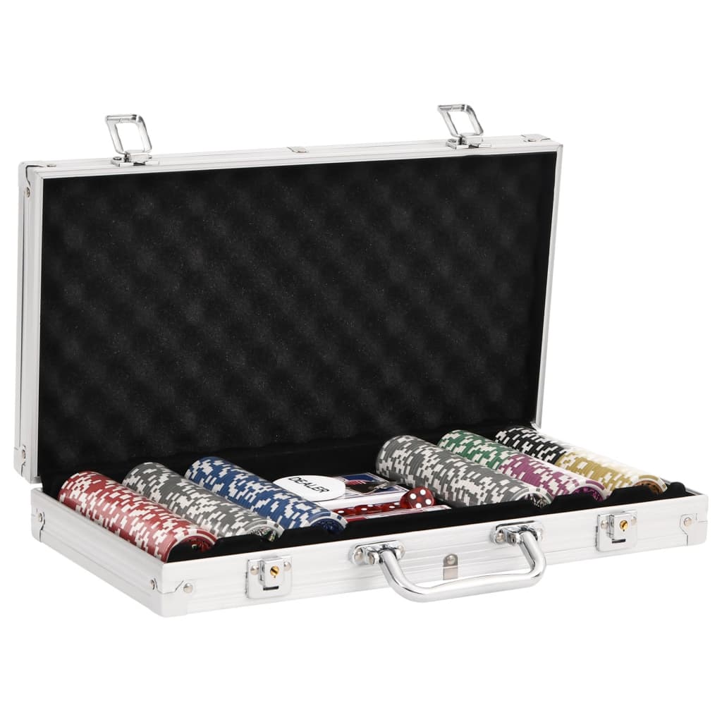 Pokerchips-Set 300 Stk. 11,5 g - Premium Poker-Spiel-Sets - Just €54.78! Shop now at homesales4u