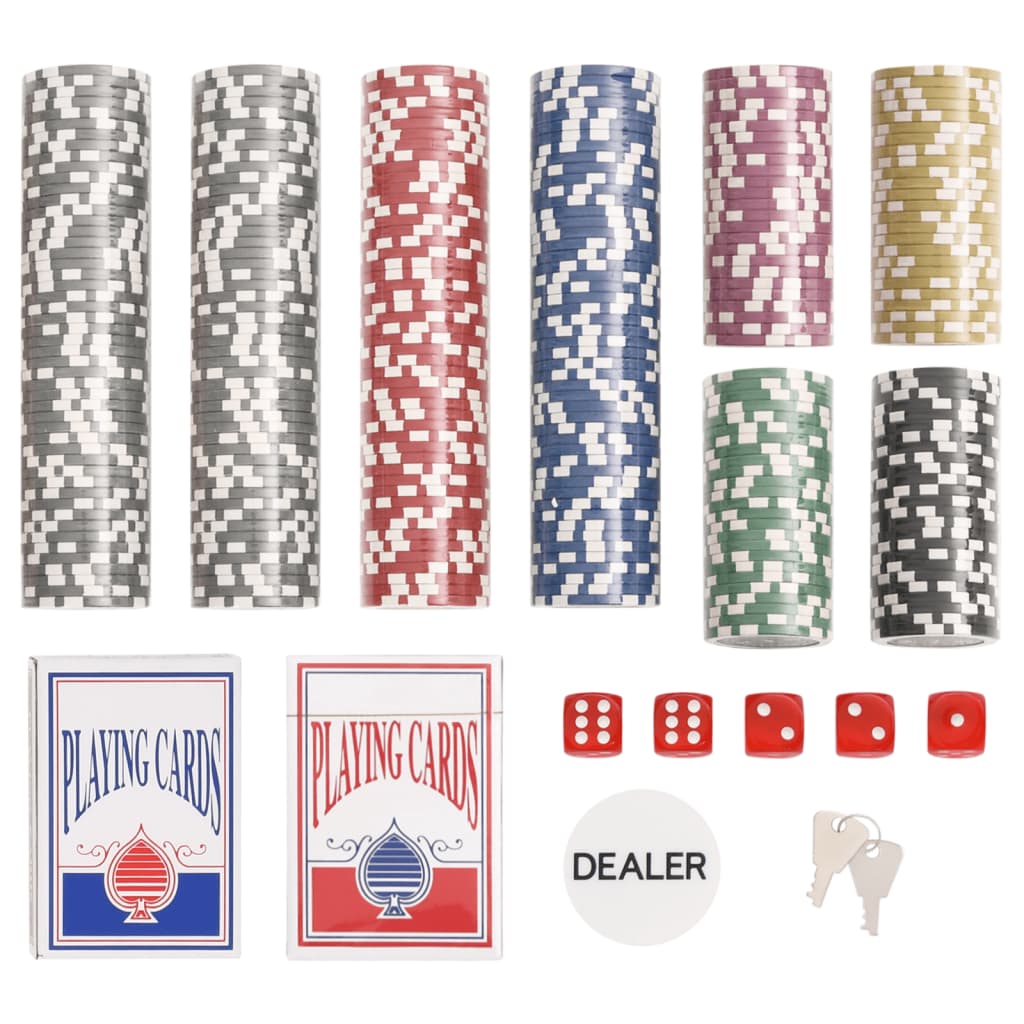 Pokerchips-Set 300 Stk. 11,5 g - Premium Poker-Spiel-Sets - Just €54.78! Shop now at homesales4u