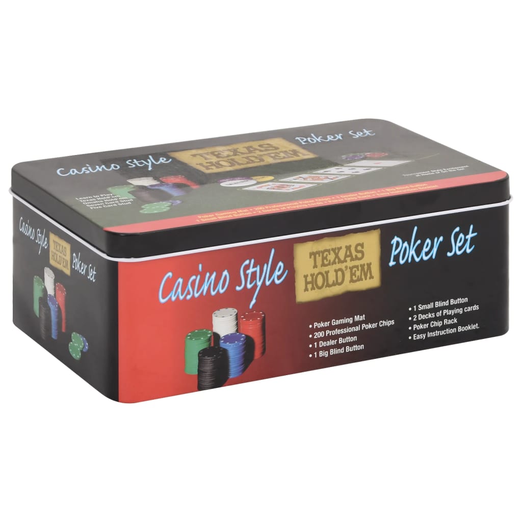 Pokerchips-Set 200 Stk. 4 g - Premium Poker-Spiel-Sets - Just €25.96! Shop now at homesales4u