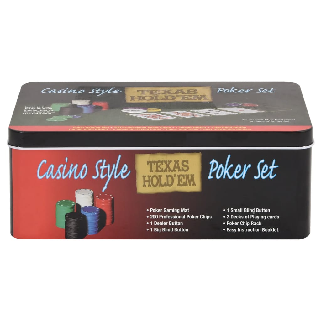 Pokerchips-Set 200 Stk. 4 g - Premium Poker-Spiel-Sets - Just €25.96! Shop now at homesales4u