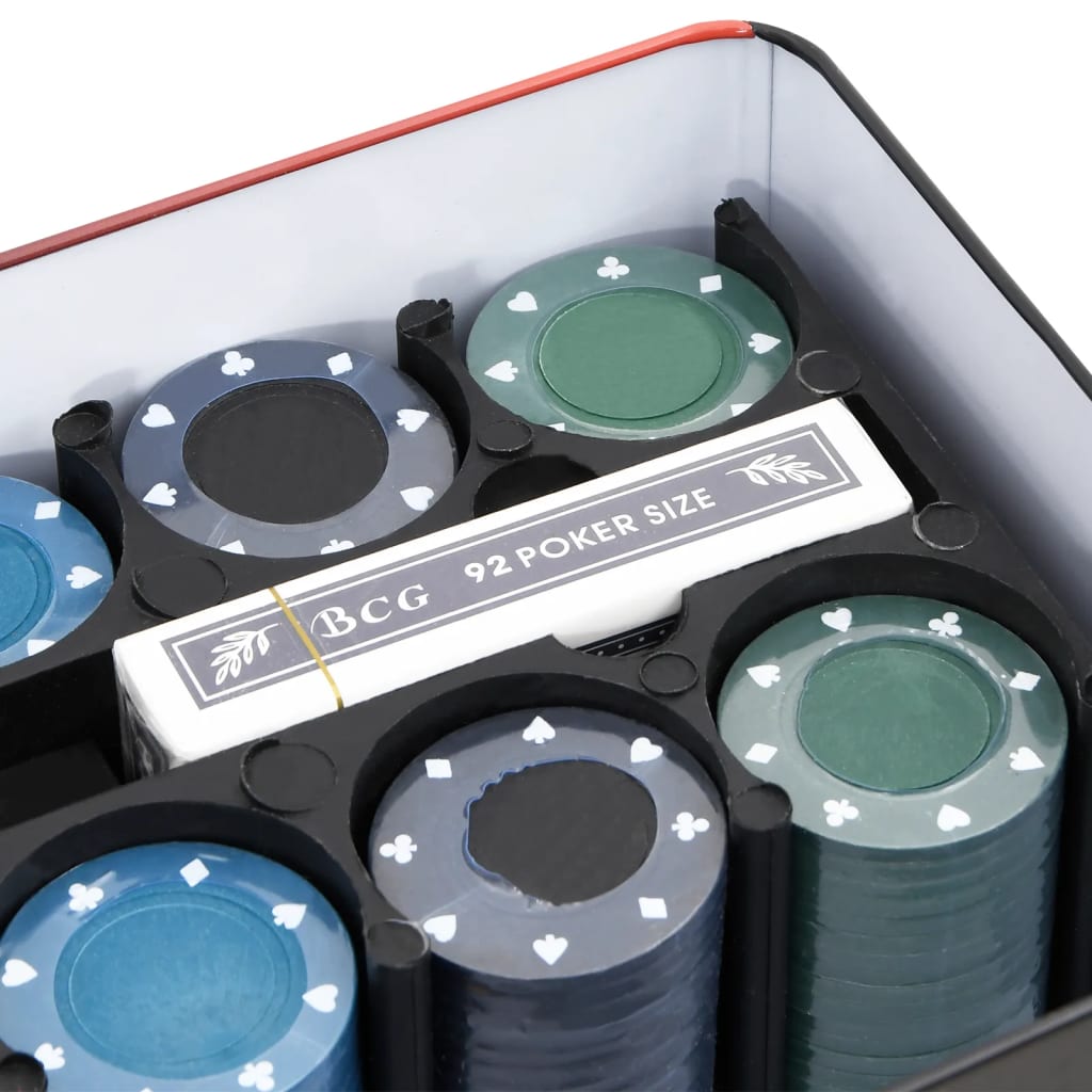 Pokerchips-Set 200 Stk. 4 g - Premium Poker-Spiel-Sets - Just €25.96! Shop now at homesales4u