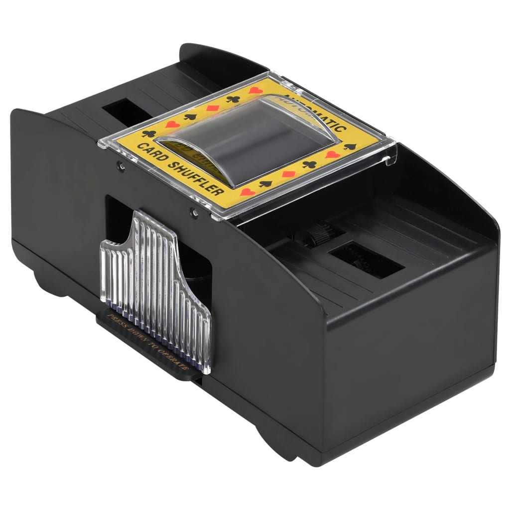Automatischer Kartenmischer Schwarz 2 Decks - Premium Poker-Spiel-Sets - Just €27.96! Shop now at homesales4u