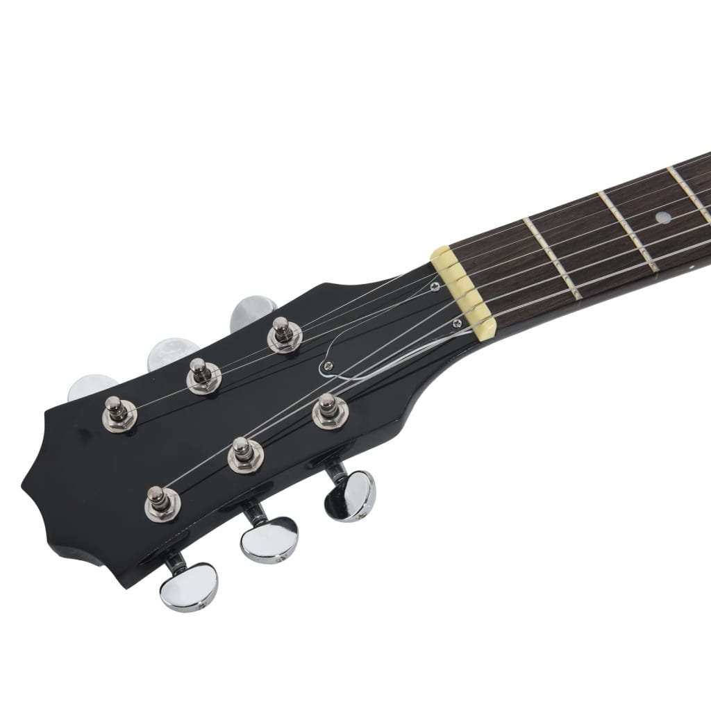 E-Gitarre für Anfänger mit Tasche Braun und Schwarz 4/4 39" - Premium Gitarren - Just €197.23! Shop now at homesales4u