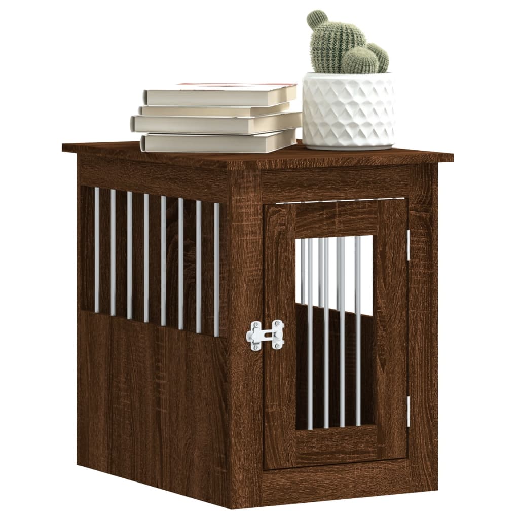 Hundekäfig im Möbelstil Braun Eichen-Optik 45x62x59 cm - Premium Hundehütten - Just €80.94! Shop now at homesales4u