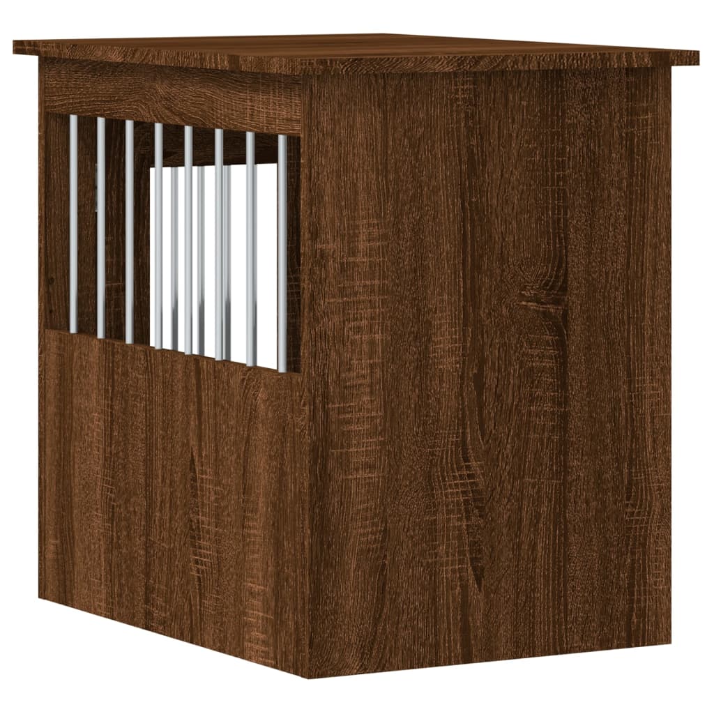 Hundekäfig im Möbelstil Braun Eichen-Optik 45x62x59 cm - Premium Hundehütten - Just €80.94! Shop now at homesales4u